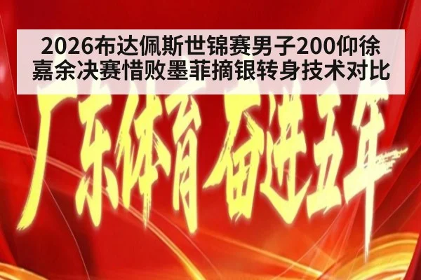 2026布达佩斯世锦赛男子200仰徐嘉余决赛惜败墨菲摘银转身技术对比